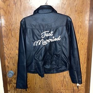 David’s bridal just married jacket